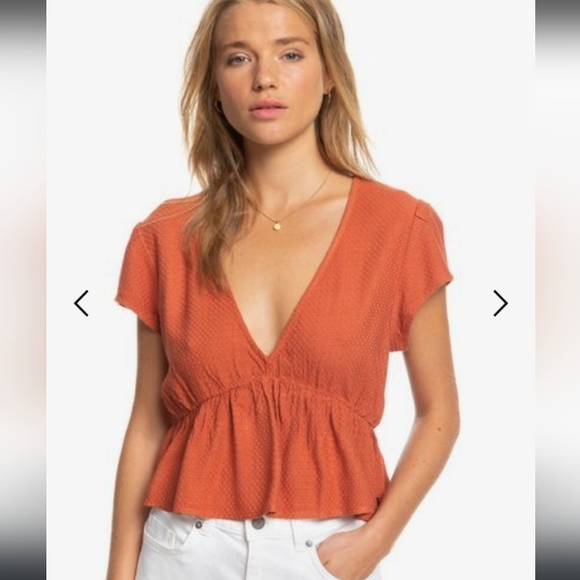 Roxy Tops - ROXY Viscose crop top